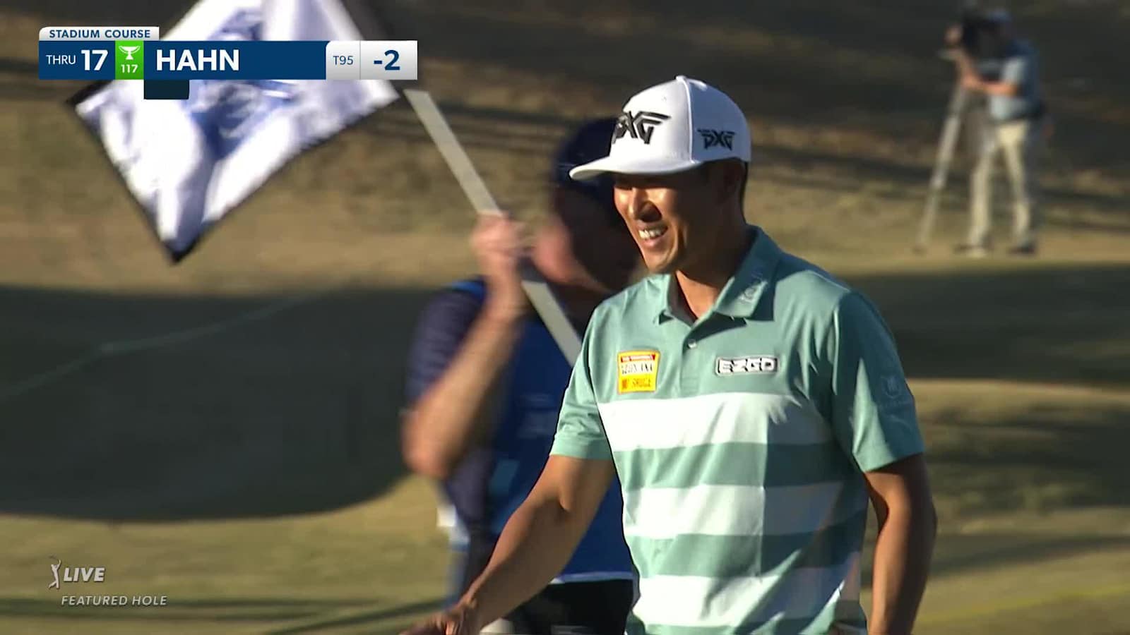 James Hahn makes birdie on No. 17 at The American Express