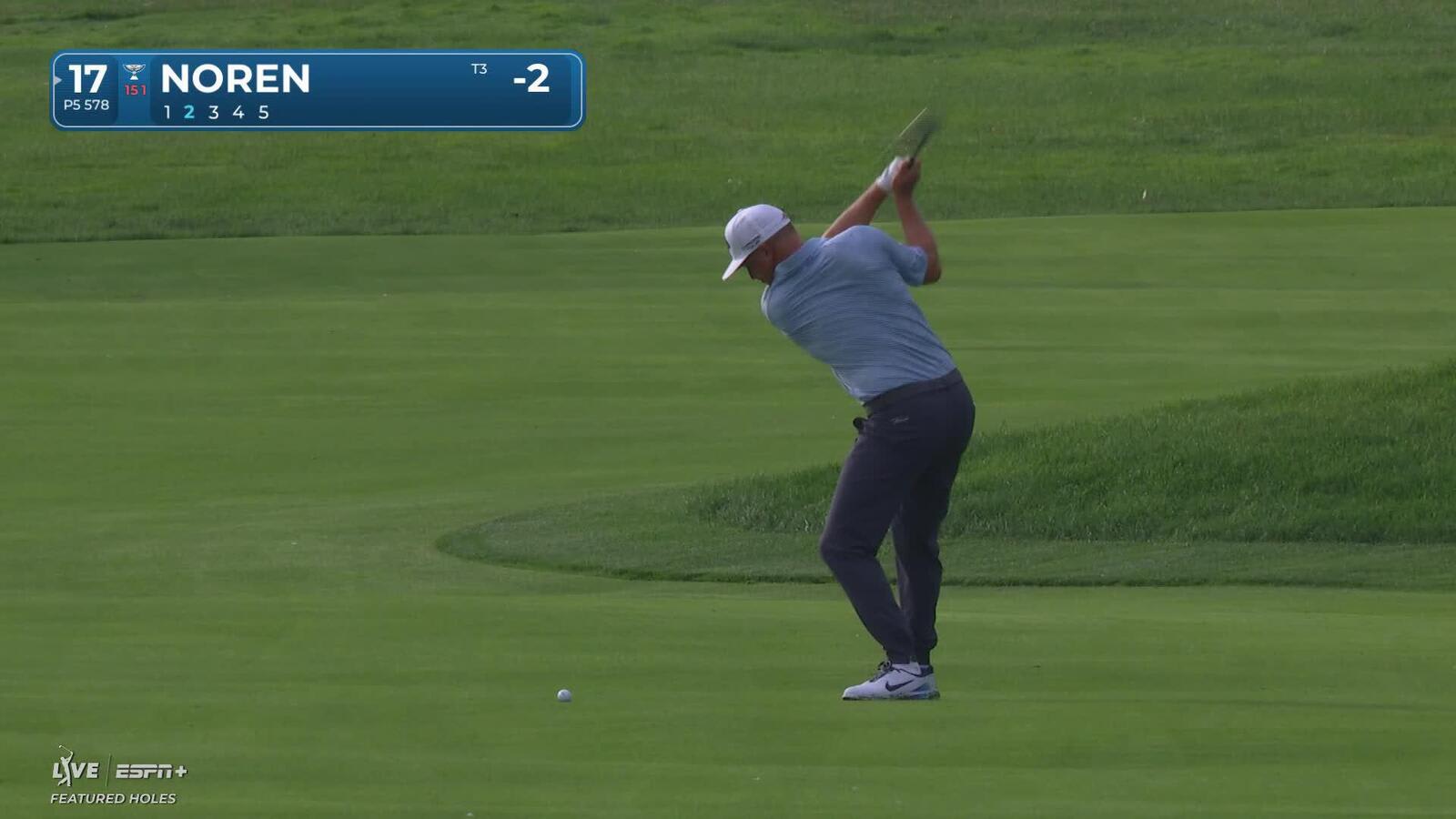 Alex Noren makes birdie on No. 17 at Rocket Classic
