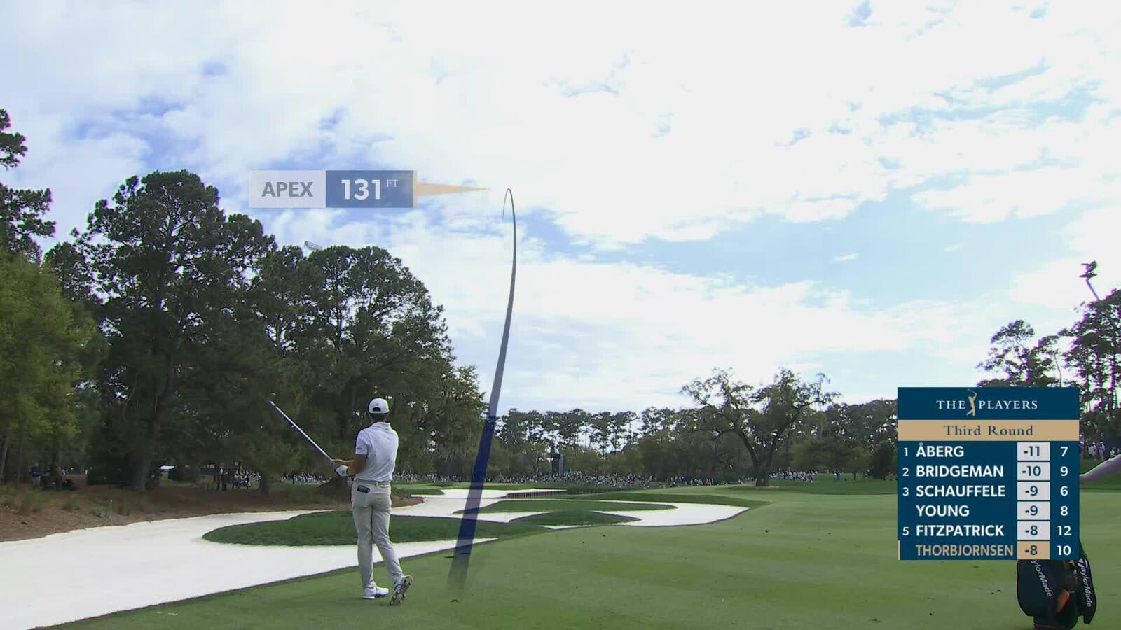 Michael Thorbjornsen hits 242-yard approach to 1 foot, makes eagle on No. 11 at THE PLAYERS