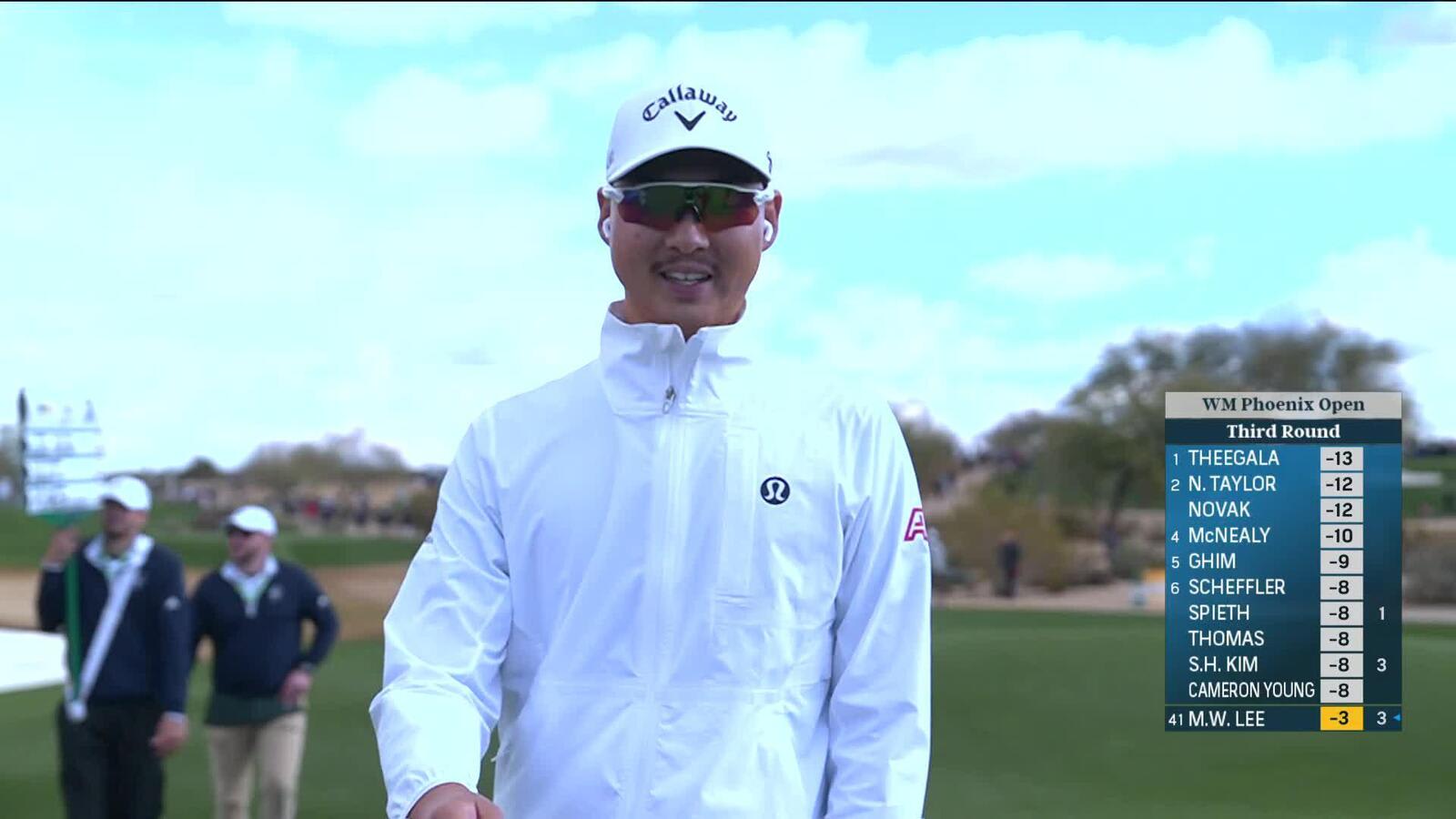 Min Woo Lee walk-and-talk at WM Phoenix Open