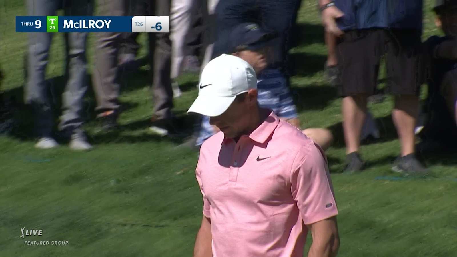 Rory McIlroy nearly holes wedge from rough at Genesis