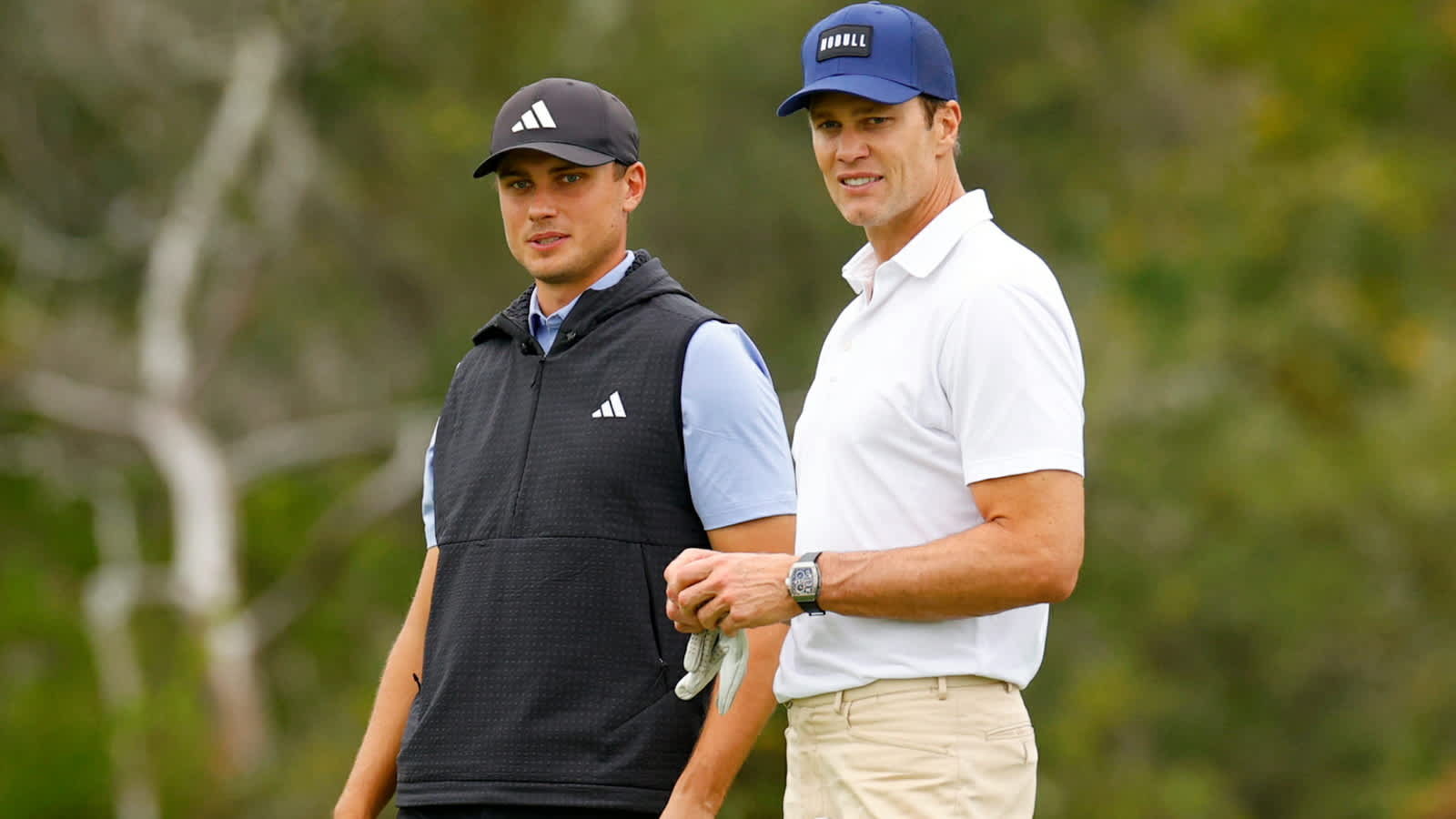 Tom Brady plays in The RSM Classic pro-am