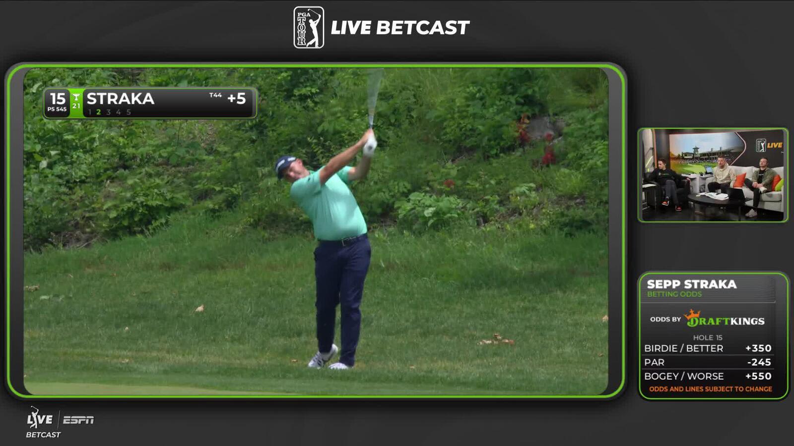 Sepp Straka reaches par-5 No. 15 in two, makes birdie at the Memorial