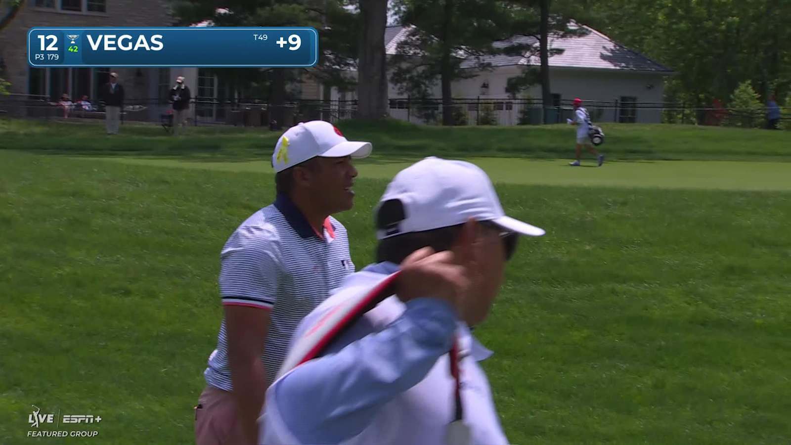 Jhonattan Vegas makes birdie on No. 12 at the Memorial