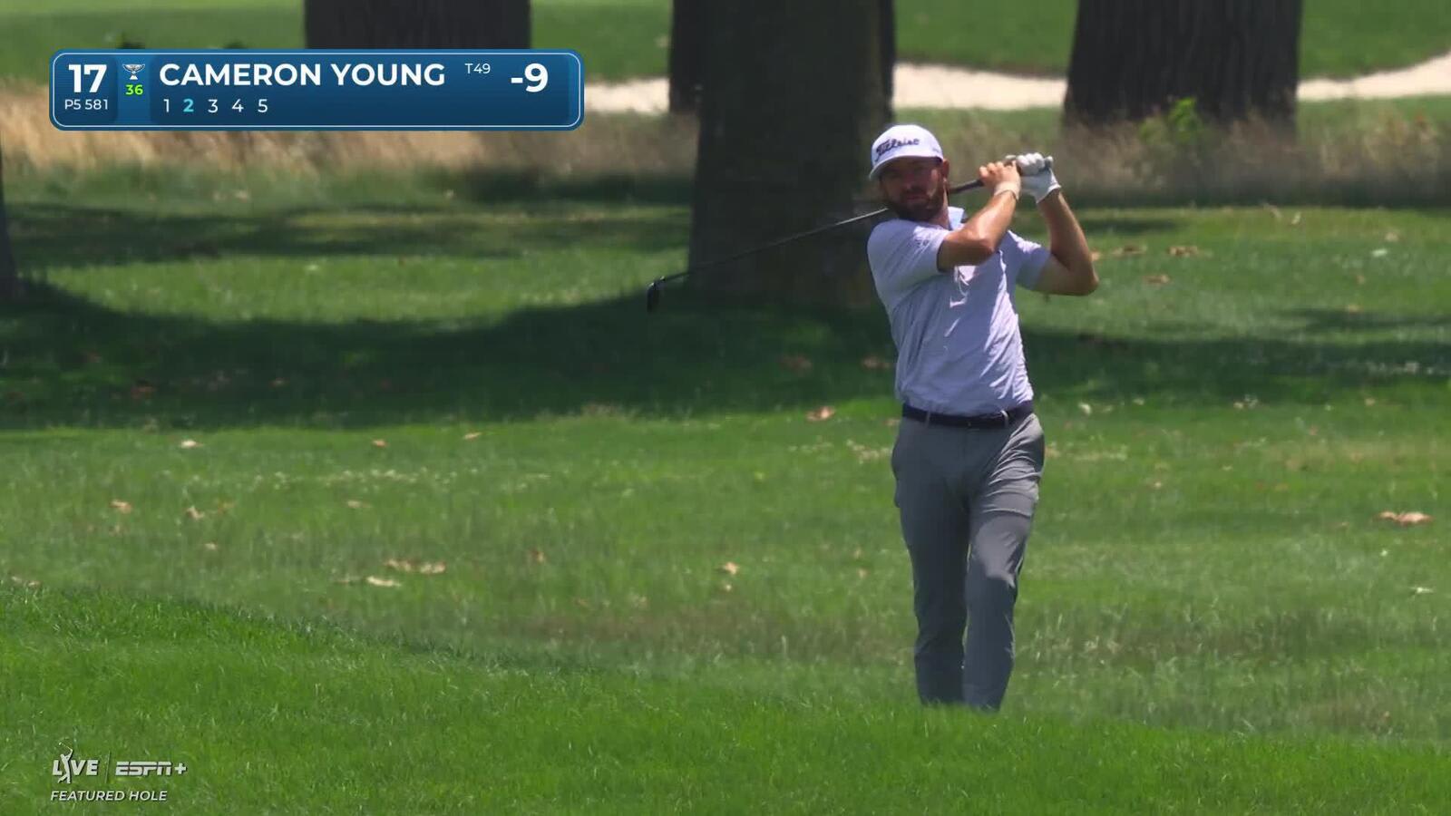 Cameron Young cozies it up to set up birdie at Rocket Classic