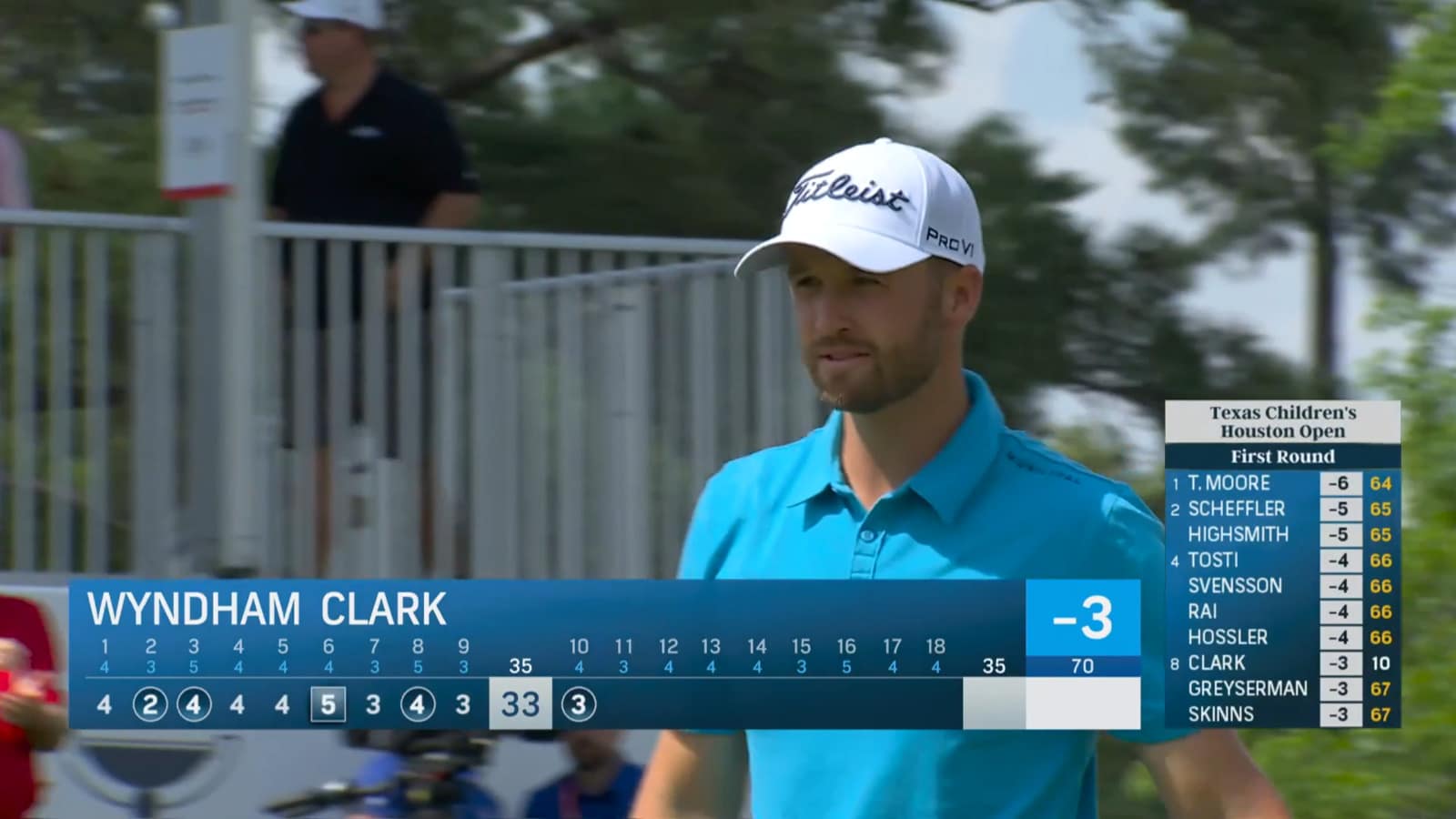 Wyndham Clark makes 11-foot birdie at Houston Open