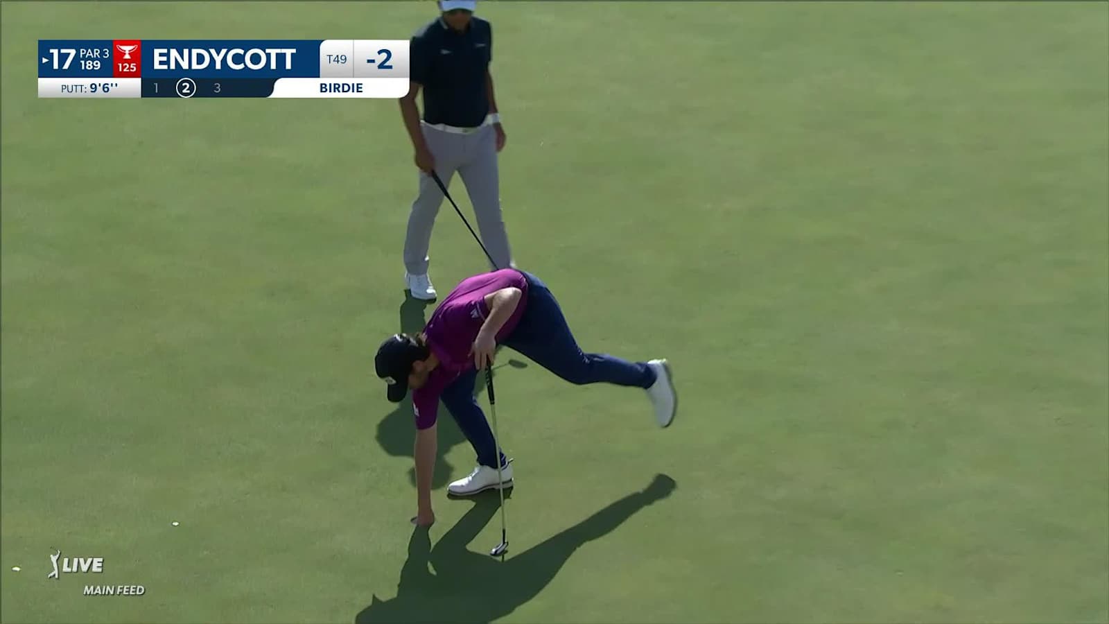 Harrison Endycott makes birdie at 3M Open