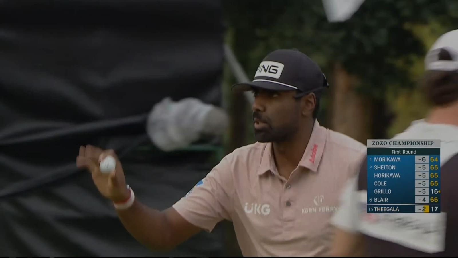 Sahith Theegala's solid approach leads to birdie at ZOZO CHAMPIONSHIP