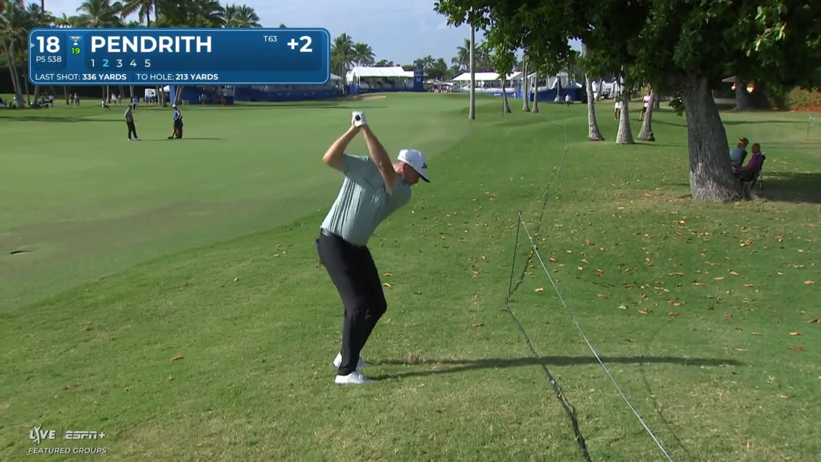 Taylor Pendrith escapes bad lie and birdies at Sony Open