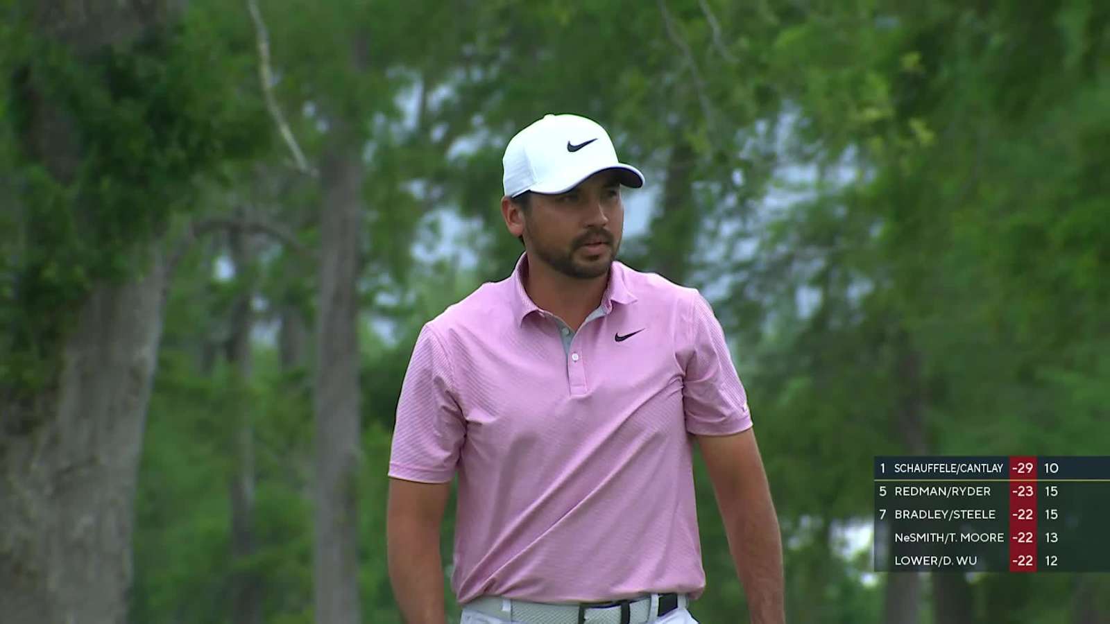 Jason Day/Jason Scrivener makes birdie on No. 11 at Zurich Classic