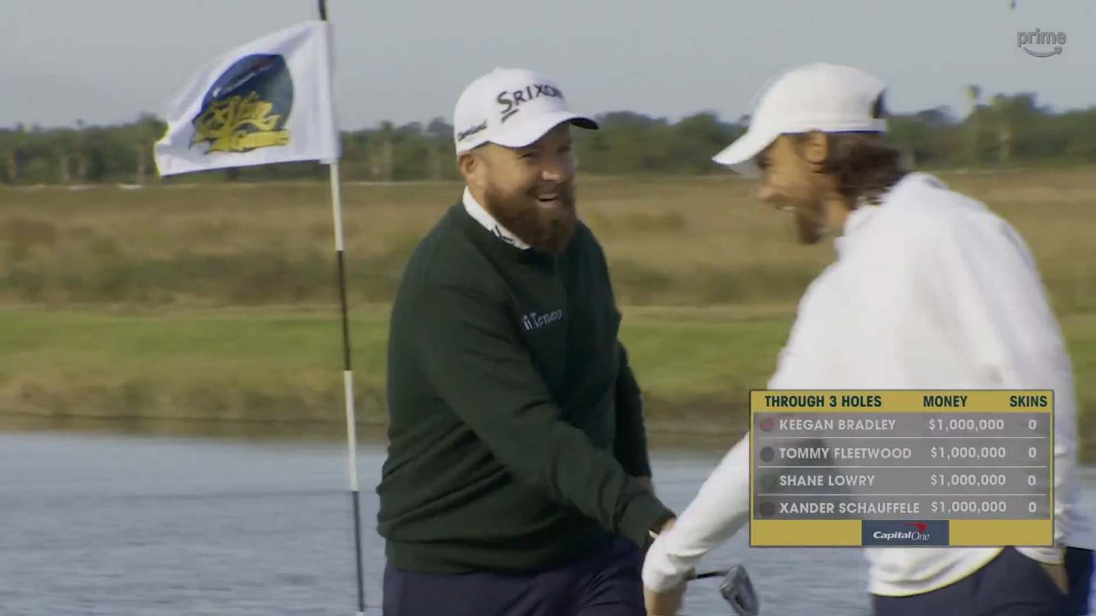 Lowry drops Ryder Cup heartbreak comment after matching Bradley’s birdie at ‘The Skins Game’ 