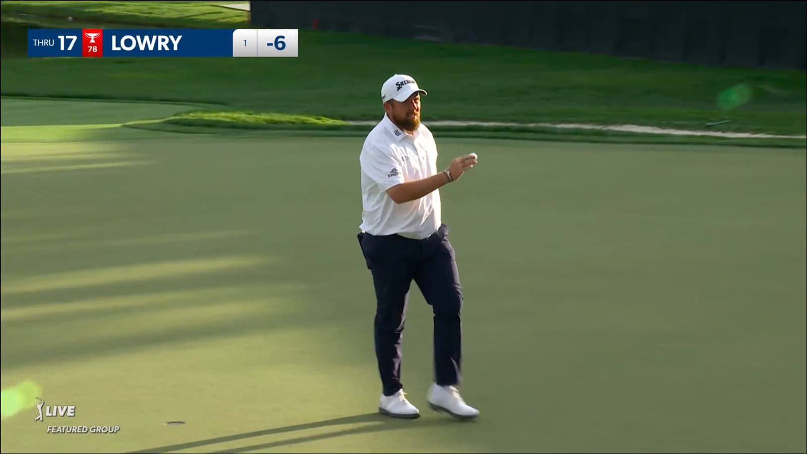 Shane Lowry takes the lead with birdie on No. 17 at Arnold Palmer