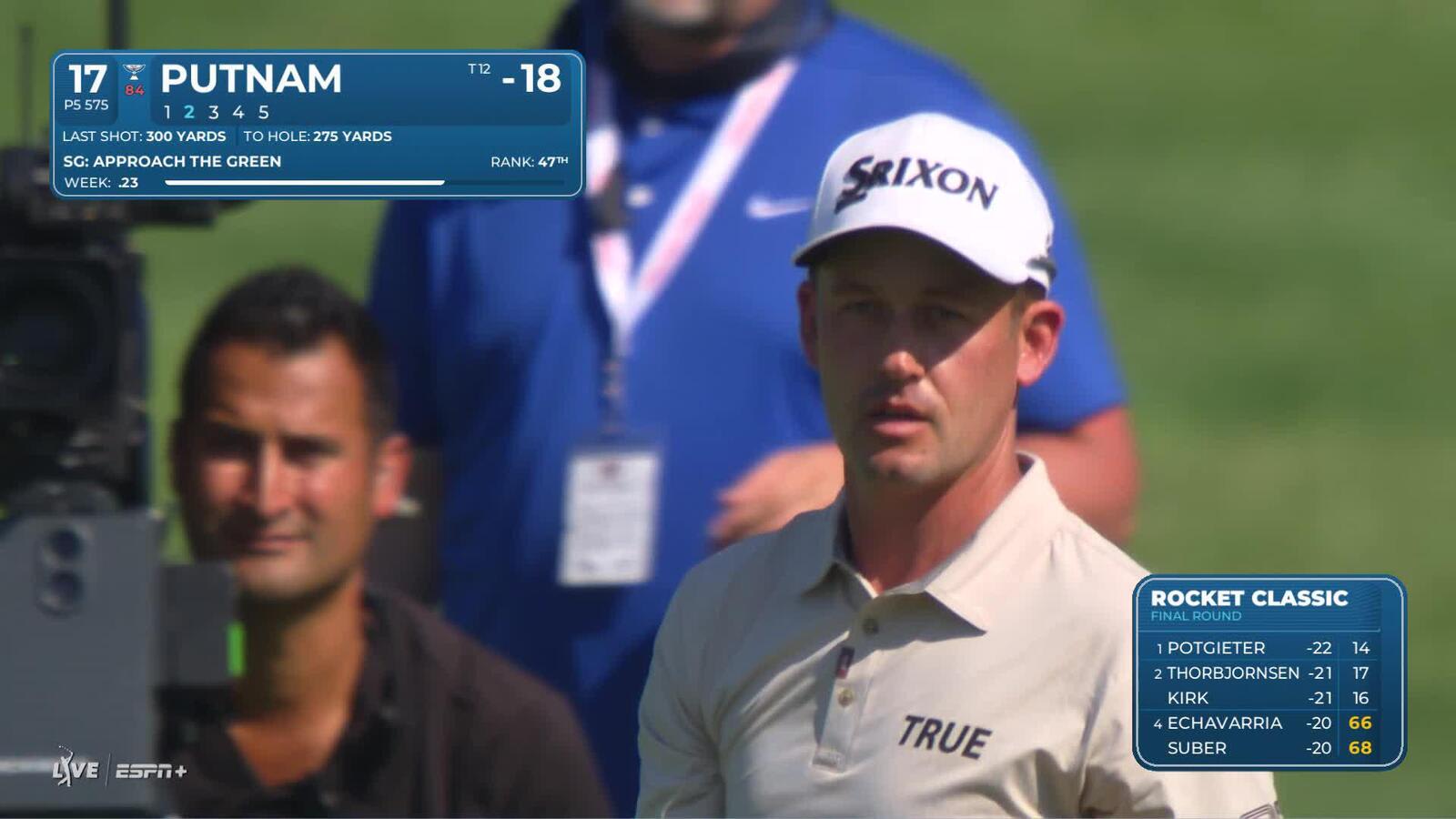 Andrew Putnam makes birdie on No. 17 at Rocket Classic