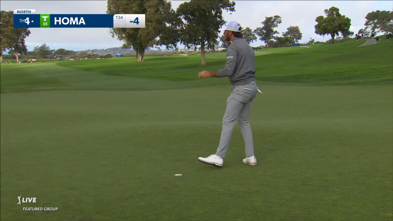 Max Homa makes birdie on No. 5 at Farmers