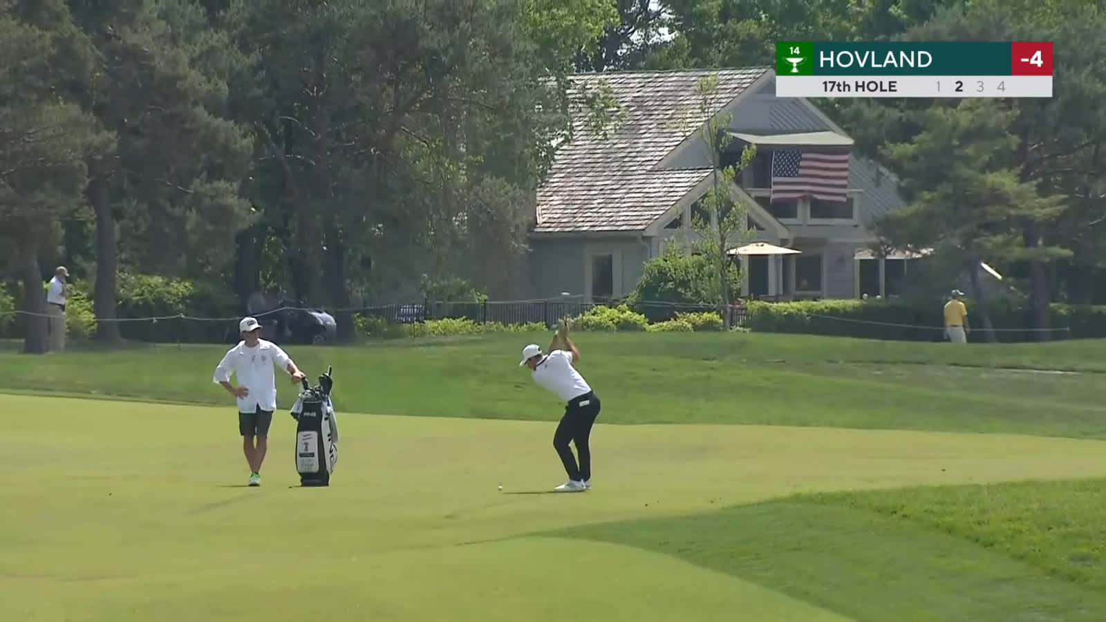 Viktor Hovland's close approach leads to birdie at the Memorial