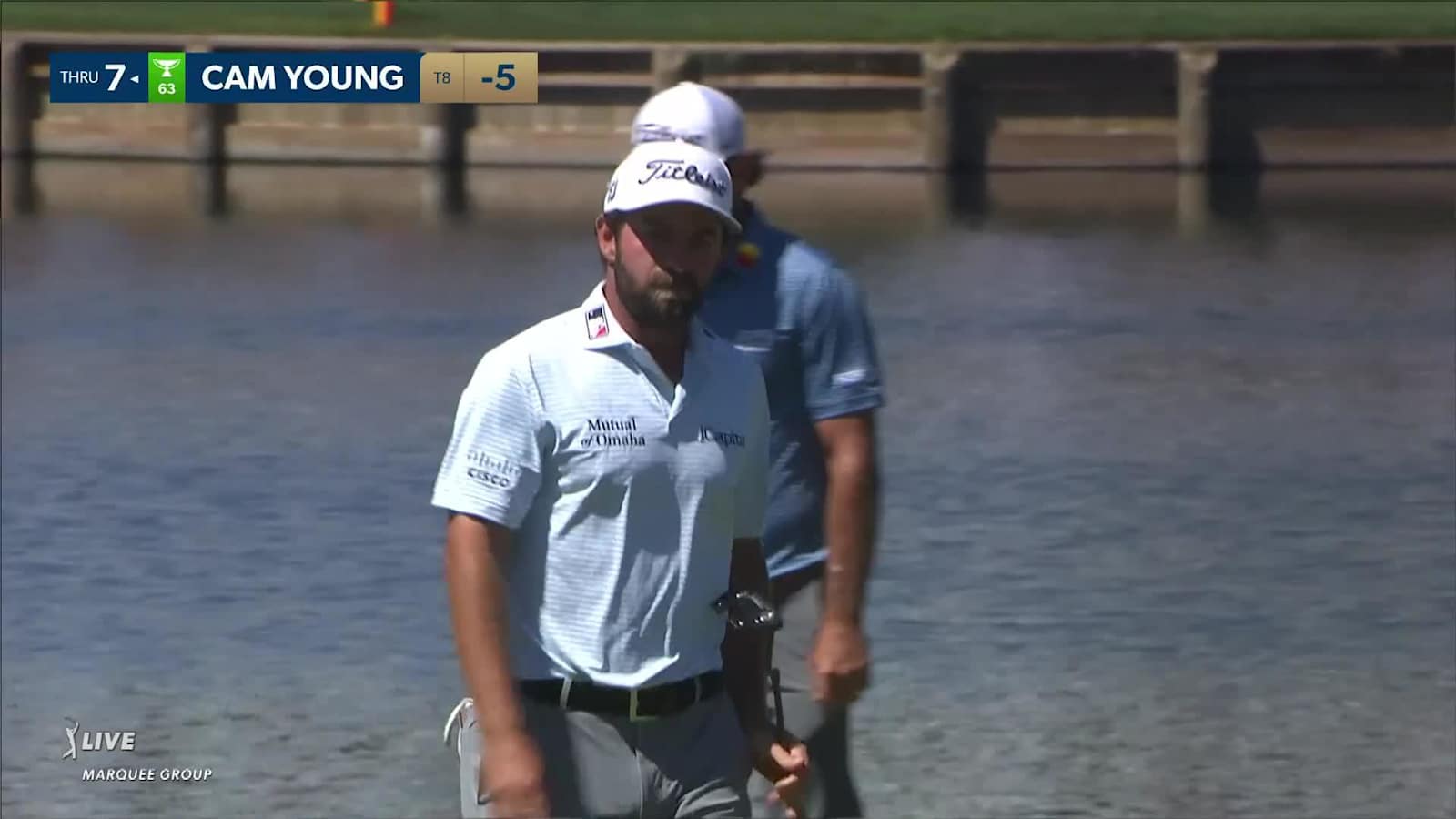 Cam Young reaches in two to set up birdie at THE PLAYERS