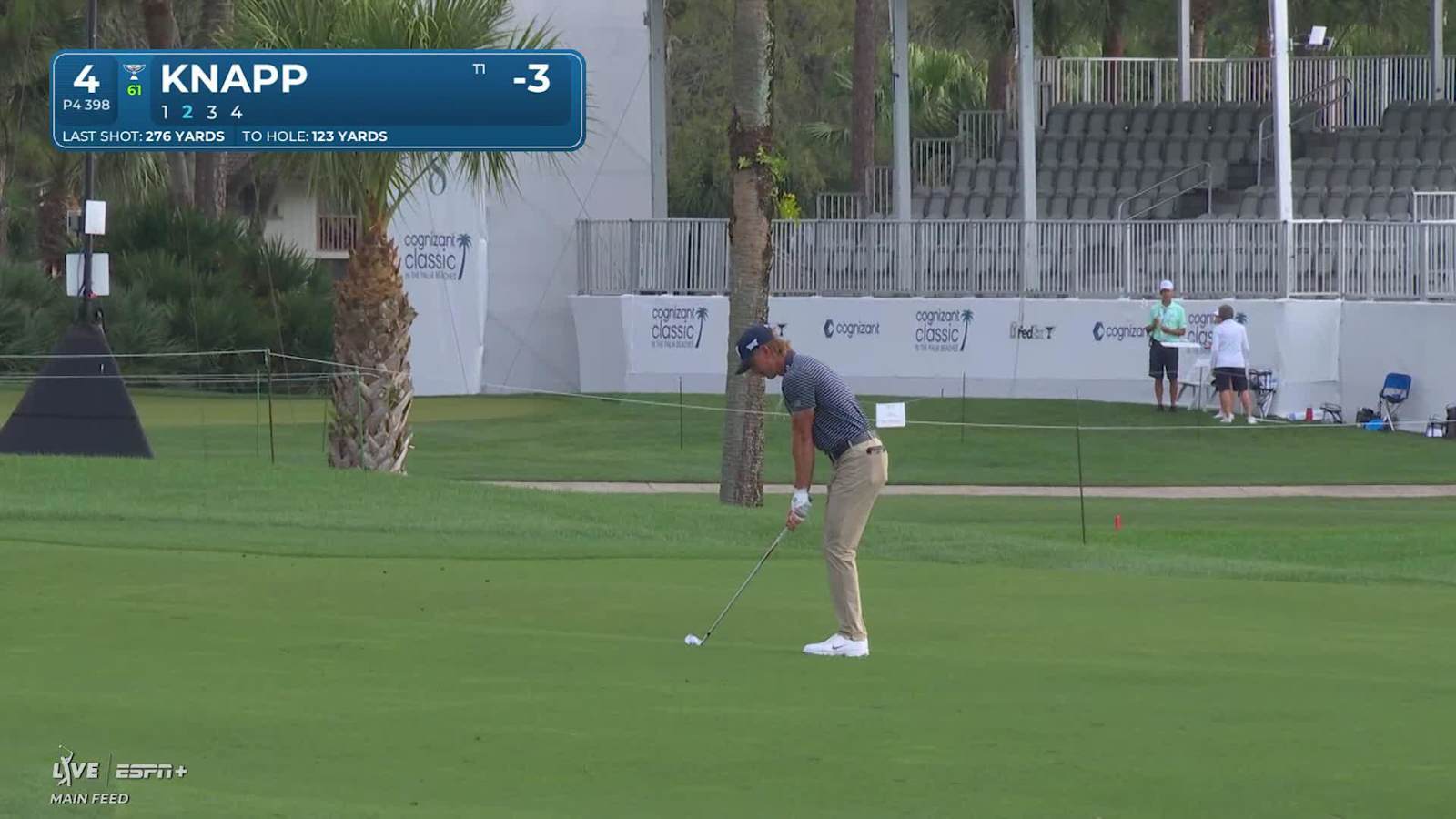 Jake Knapp uses great approach shot to set up birdie at Cognizant Classic