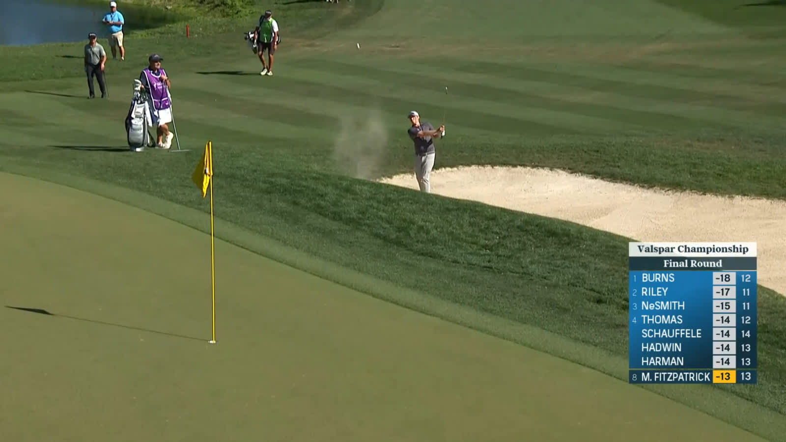 Matt Fitzpatrick's bunker play leads to birdie at Valspar