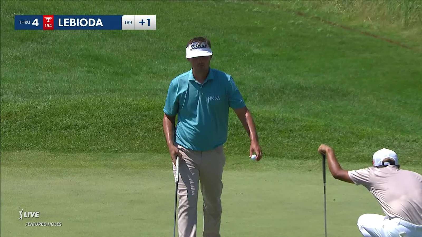 Hank Lebioda makes birdie on No. 4 at 3M Open