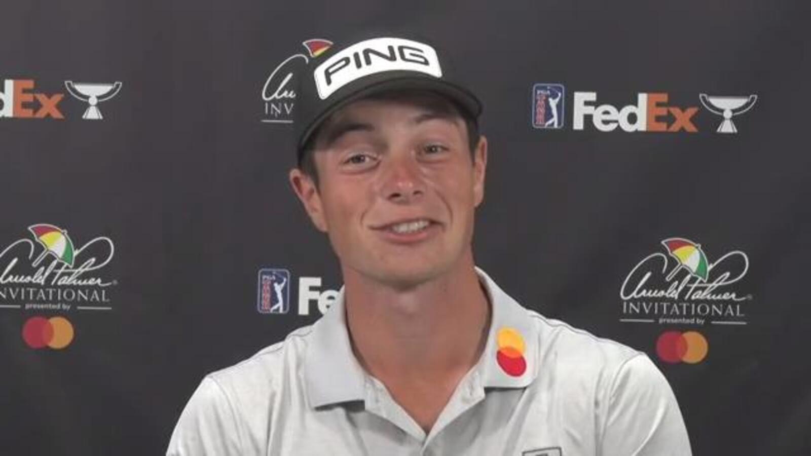 Viktor Hovland on the evolution of his game before Arnold Palmer