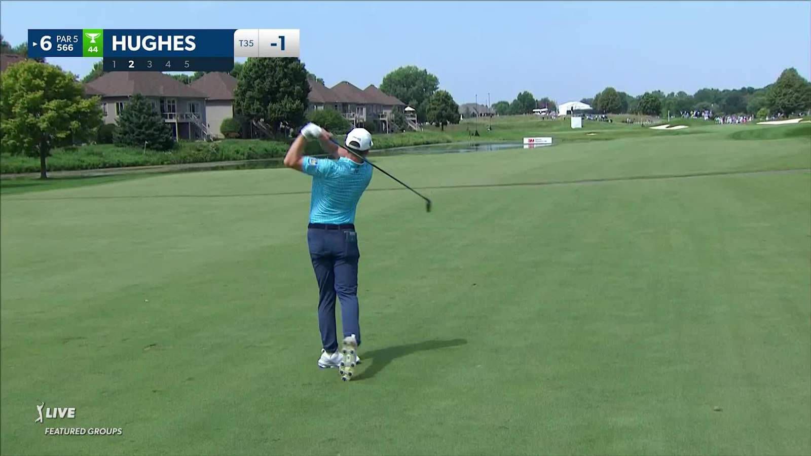 Mackenzie Hughes makes birdie on No. 6 at 3M Open