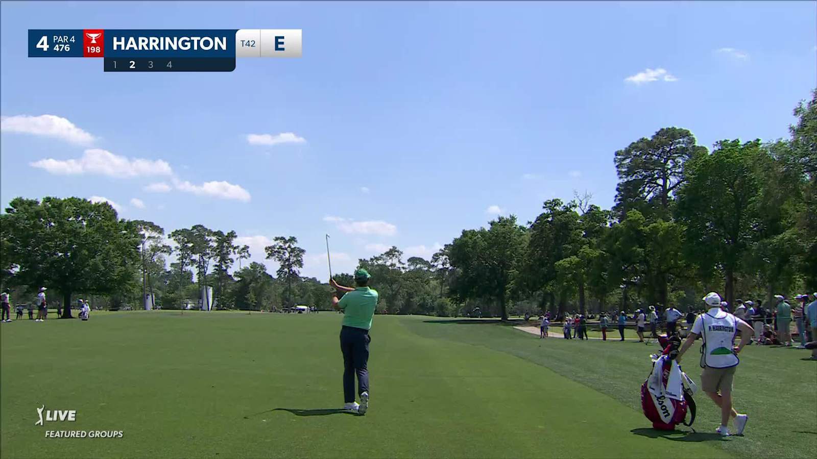 Padraig Harrington's excellent approach sets up birdie at Houston Open