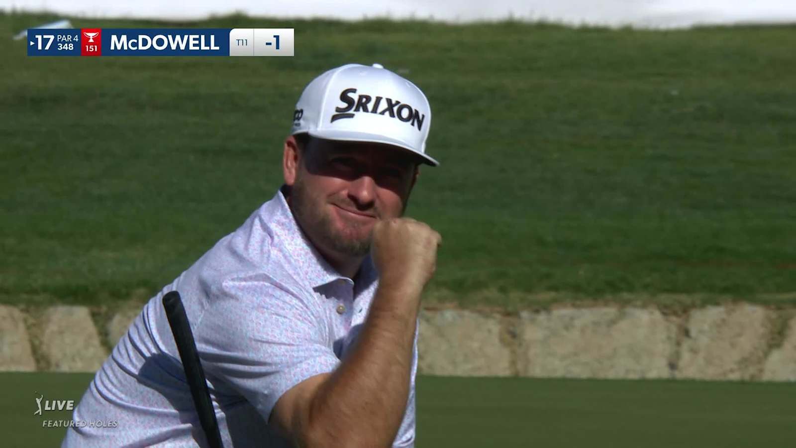 Graeme McDowell sends in 88-footer for birdie at WM Phoenix Open