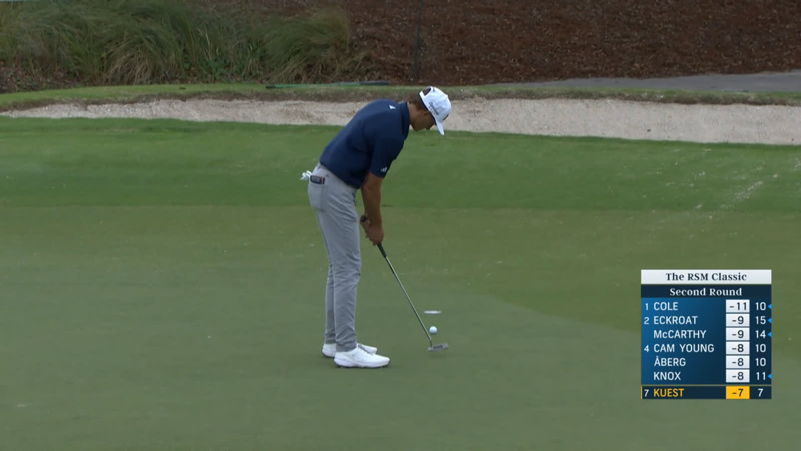 Peter Kuest makes birdies No. 8 at The RSM Classic