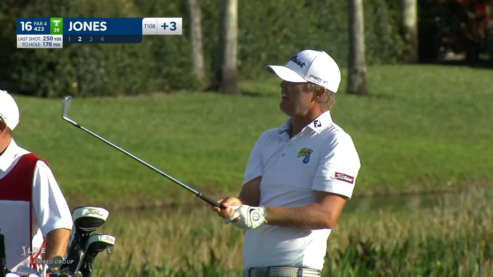 Matt Jones's solid iron sets up birdie at Honda