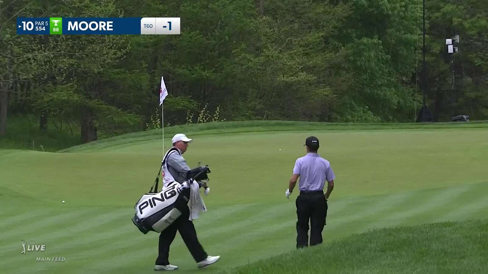 Taylor Moore makes up-and-down birdie at Wells Fargo