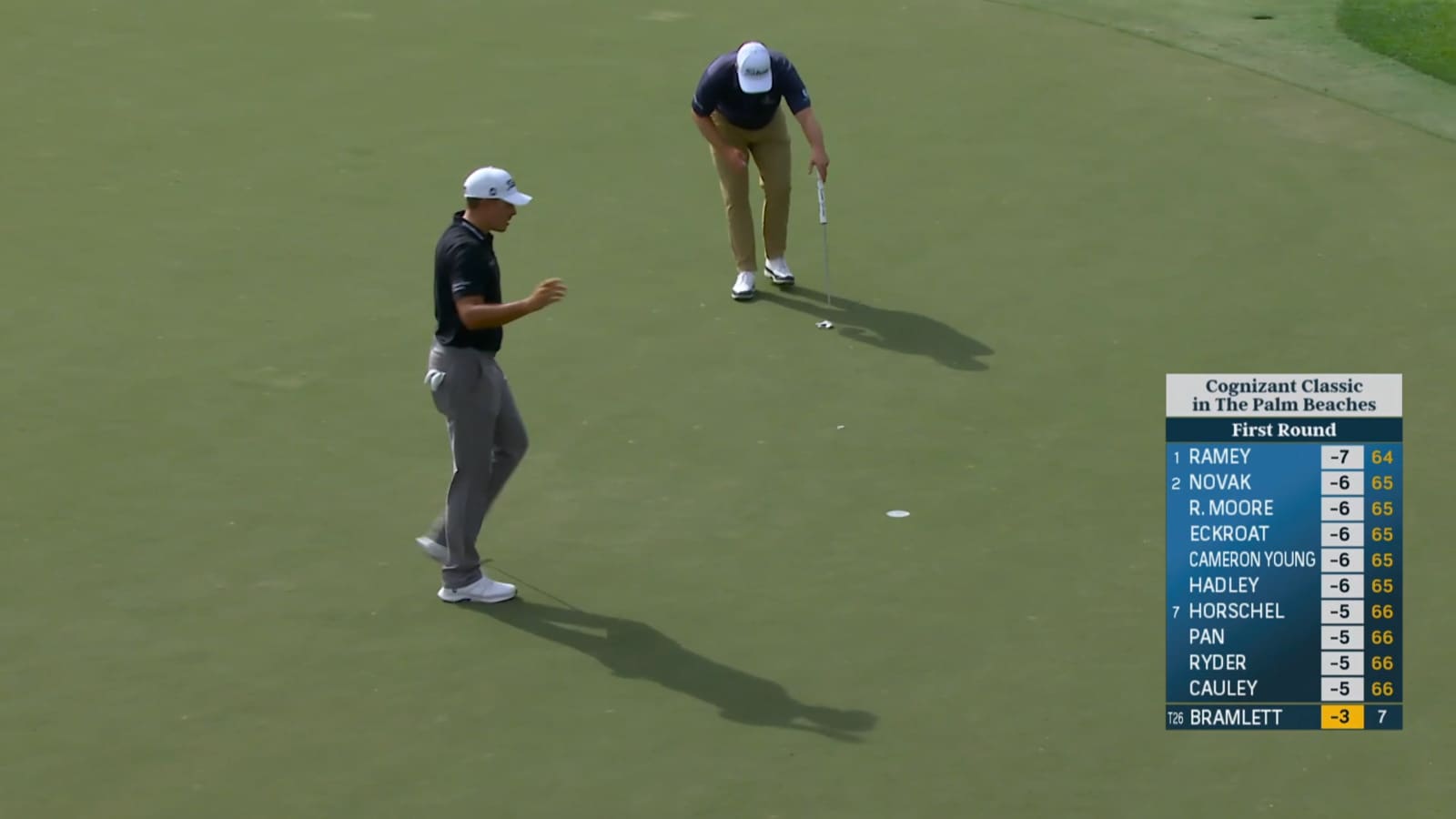 Joseph Bramlett makes birdie on No. 8 at Cognizant Classic