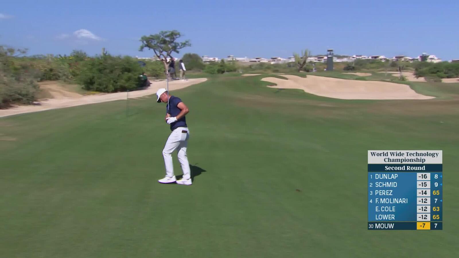 William Mouw makes birdie on No. 8 at World Wide Technology