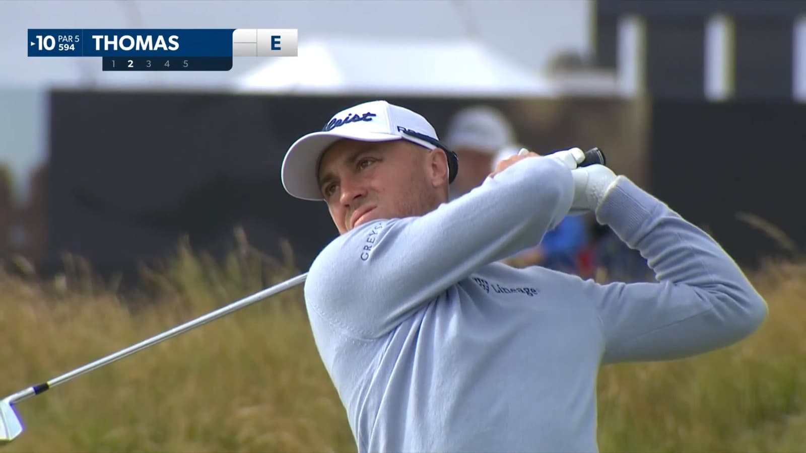 Justin Thomas dials in approach to set up birdie at Genesis Scottish Open