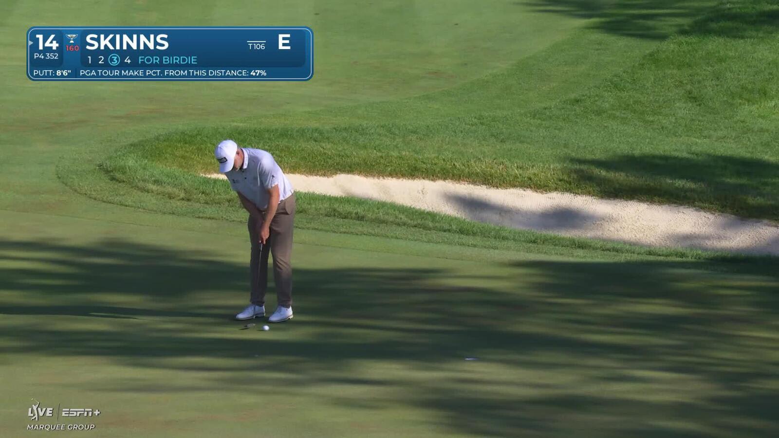 David Skinns makes birdie on No. 14 at John Deere