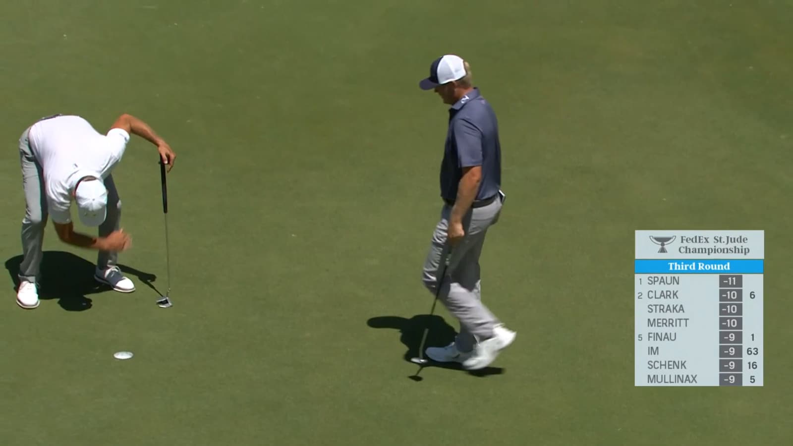 Trey Mullinax makes 16-footer for birdie at FedEx St. Jude Champ