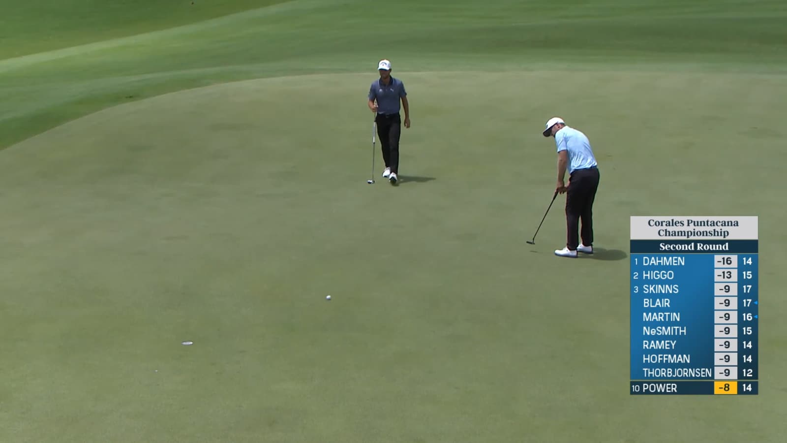 Seamus Power curls in long birdie putt at Corales Puntacana