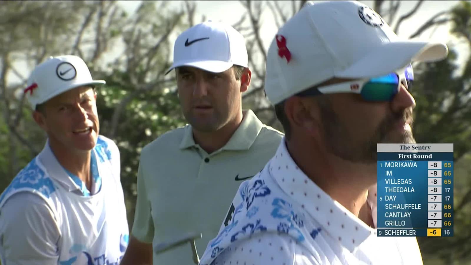 Scottie Scheffler makes birdie on No. 17 at Sentry