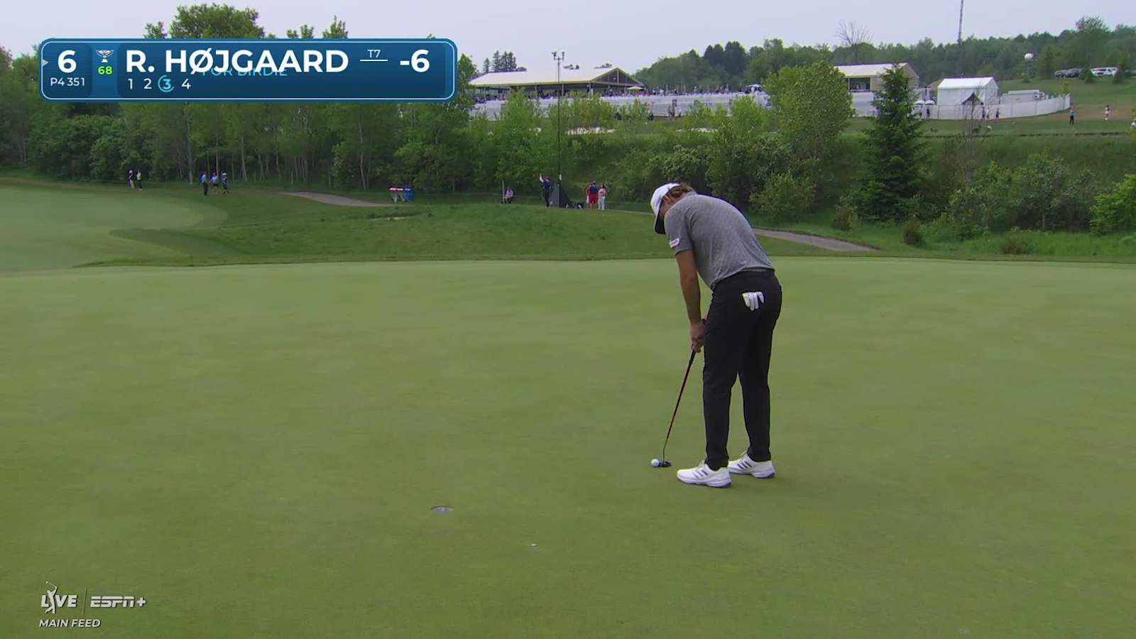 Rasmus Højgaard makes birdie on No. 6 at RBC Canadian