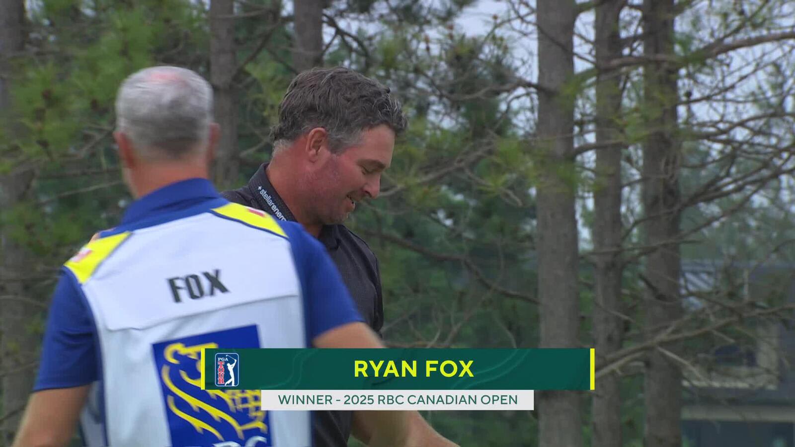 Ryan Fox takes victory on fourth playoff hole with birdie at RBC Canadian Open
