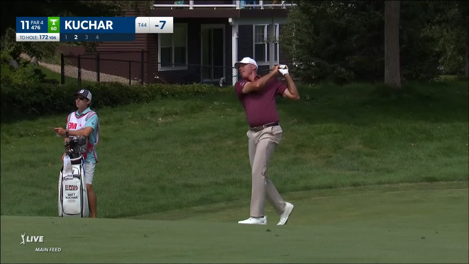 Matt Kuchar lands approach close to yield birdie at 3M Open