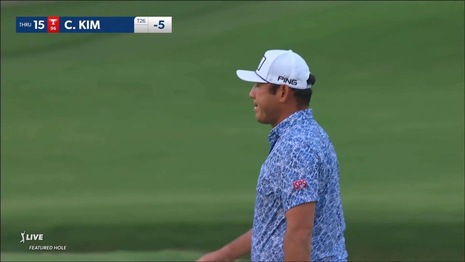 Chan Kim cards birdie at Wyndham