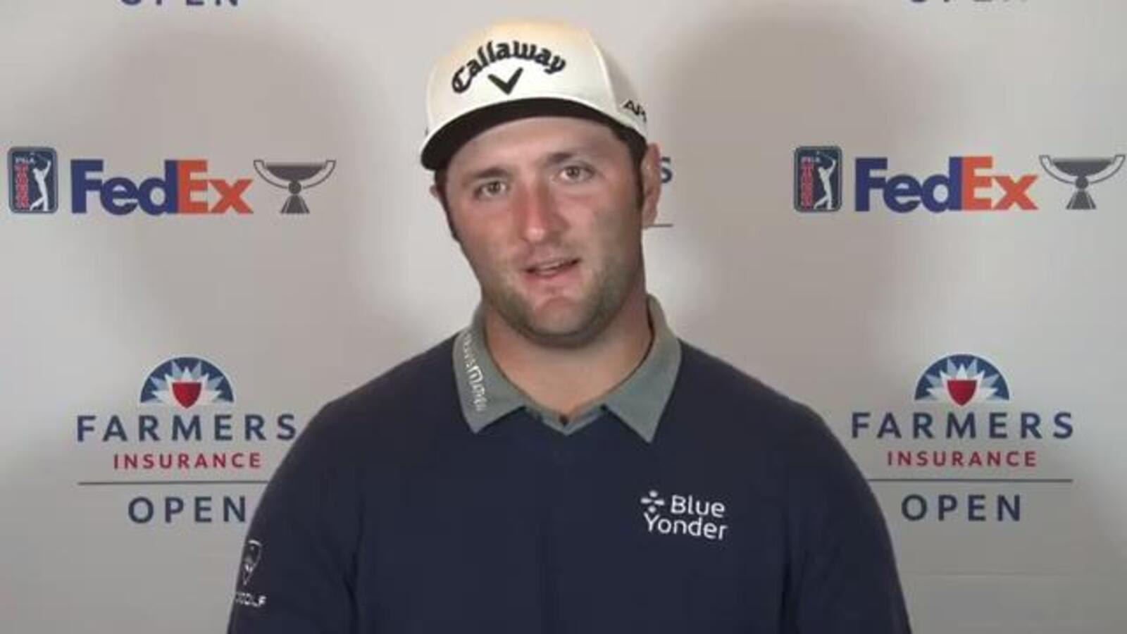 Jon Rahm remembers the first time he played Torrey Pines prior to Farmers