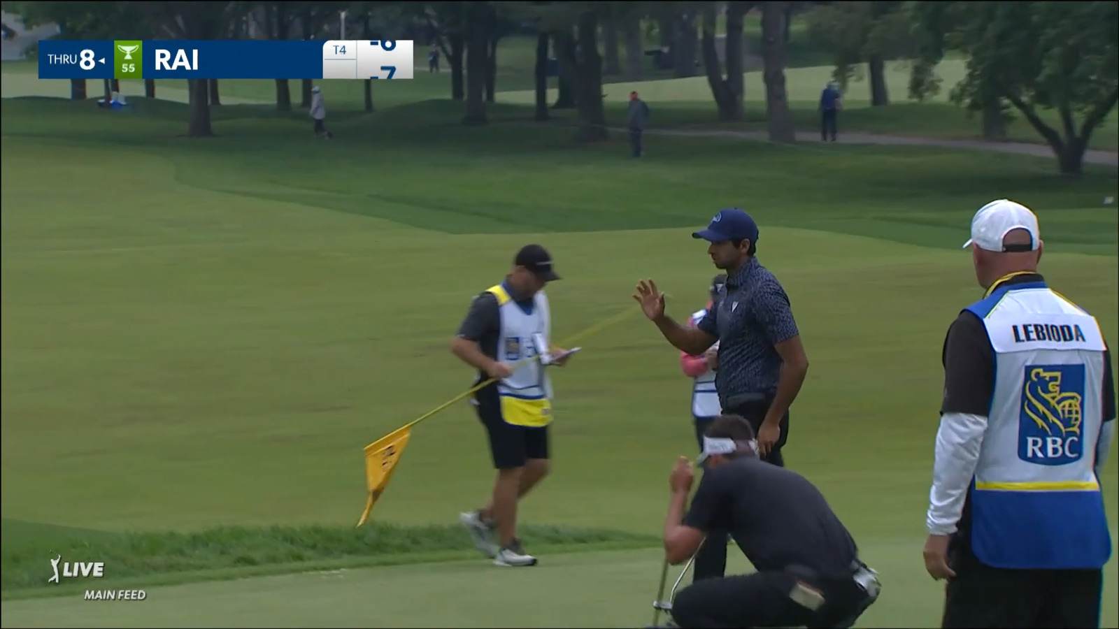 Aaron Rai makes 15-footer for birdie at RBC Canadian
