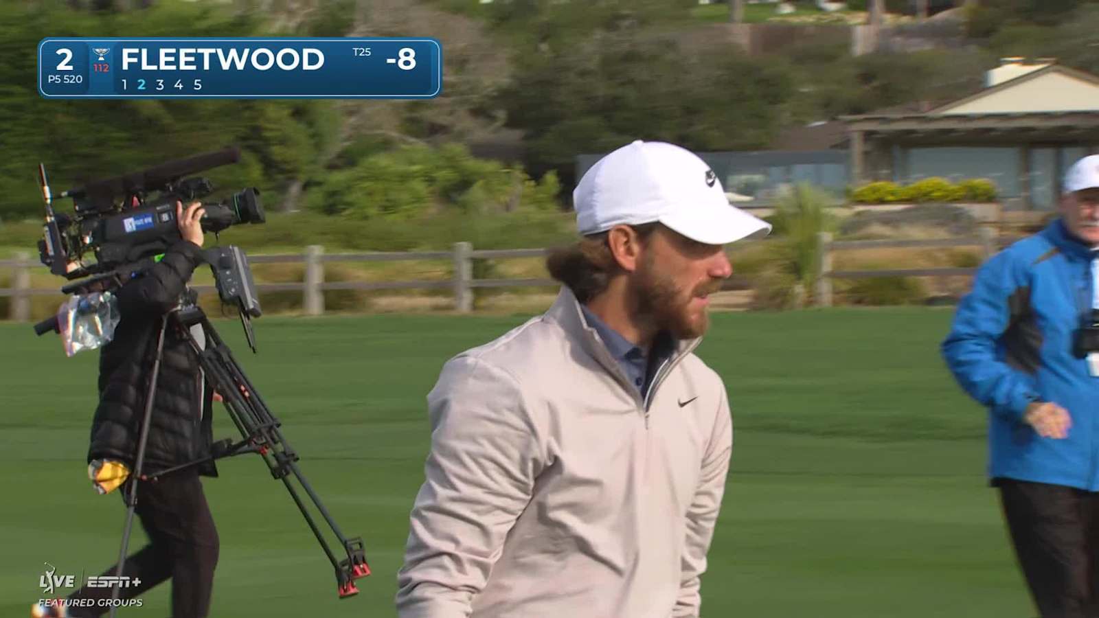 Tommy Fleetwood makes birdie on No. 2 at AT&T Pebble Beach