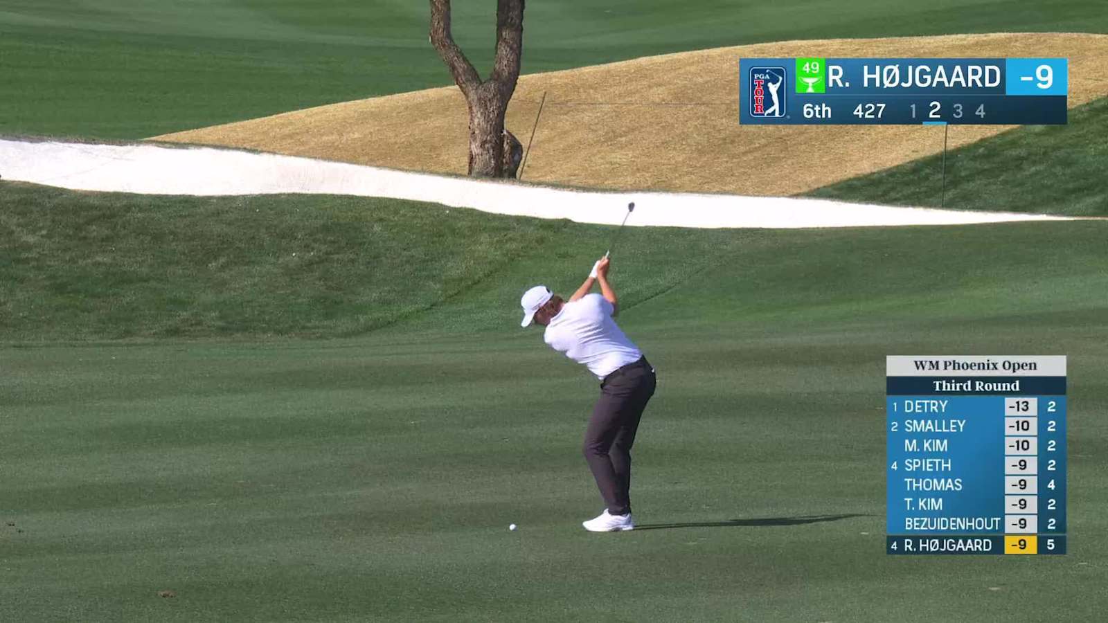 Rasmus Højgaard pulls the string and makes birdie at WM Phoenix Open