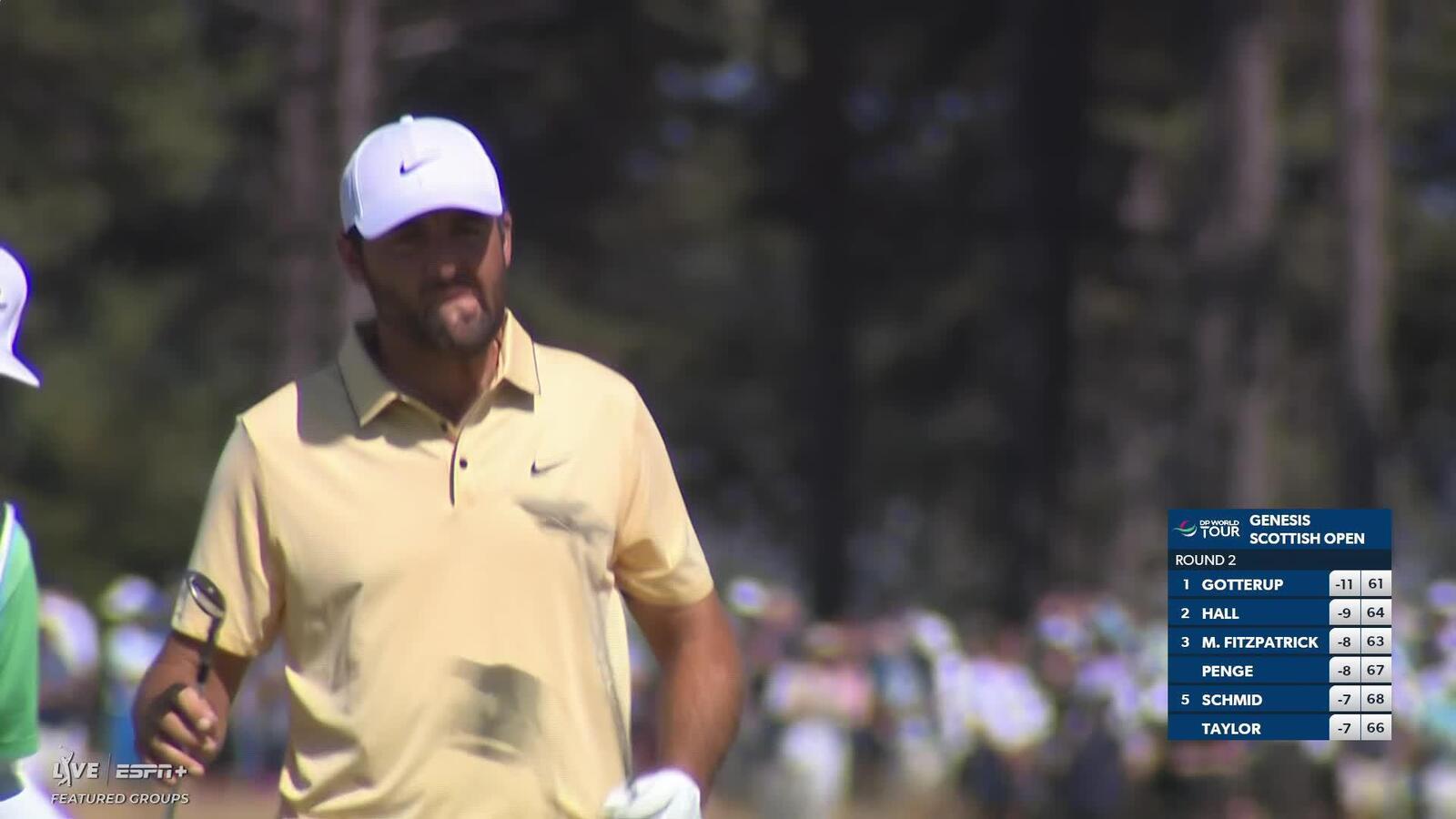 Scottie Scheffler masters the bank for birdie at Genesis Scottish Open