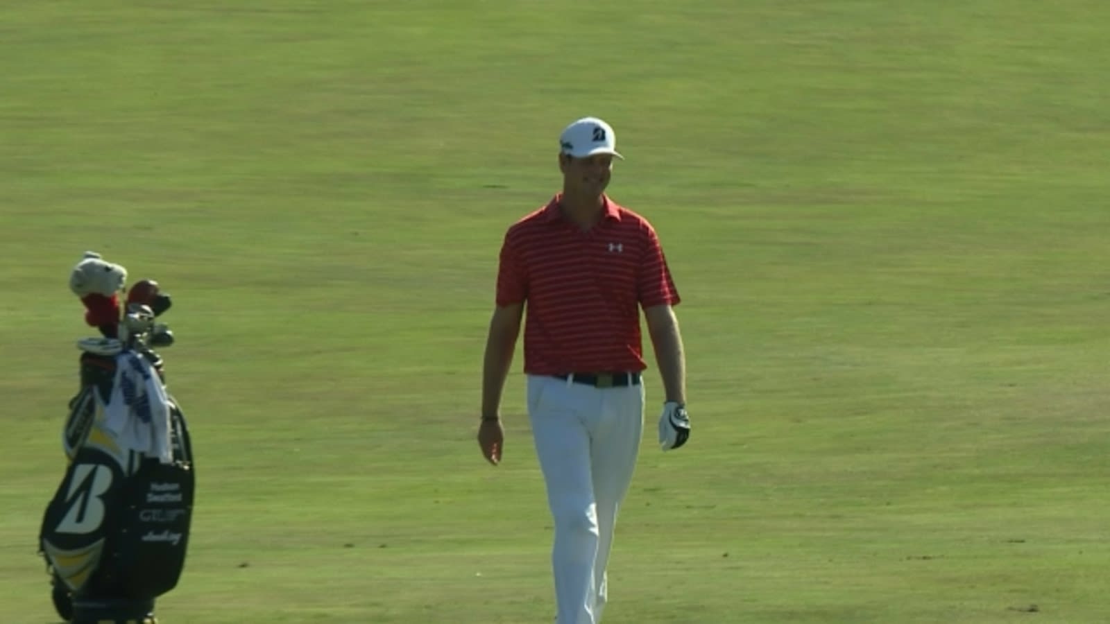 Hudson Swafford’s eagle has landed on the par-4 15th hole at Deutsche Bank