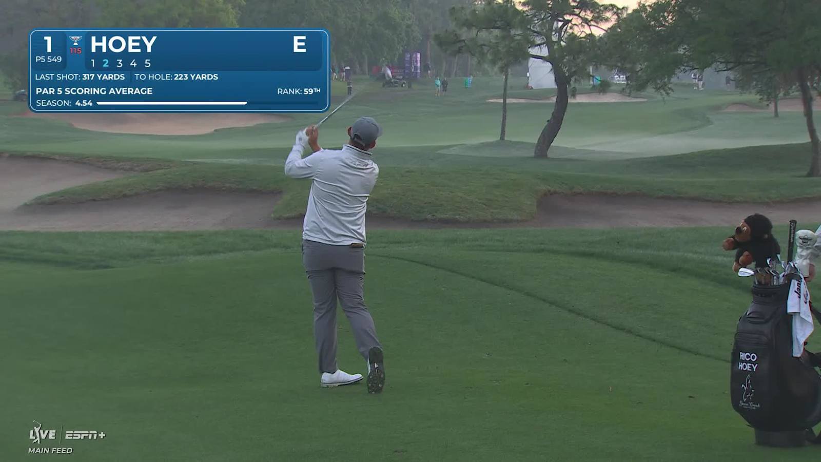 Rico Hoey opens Thursday with a birdie at Valspar