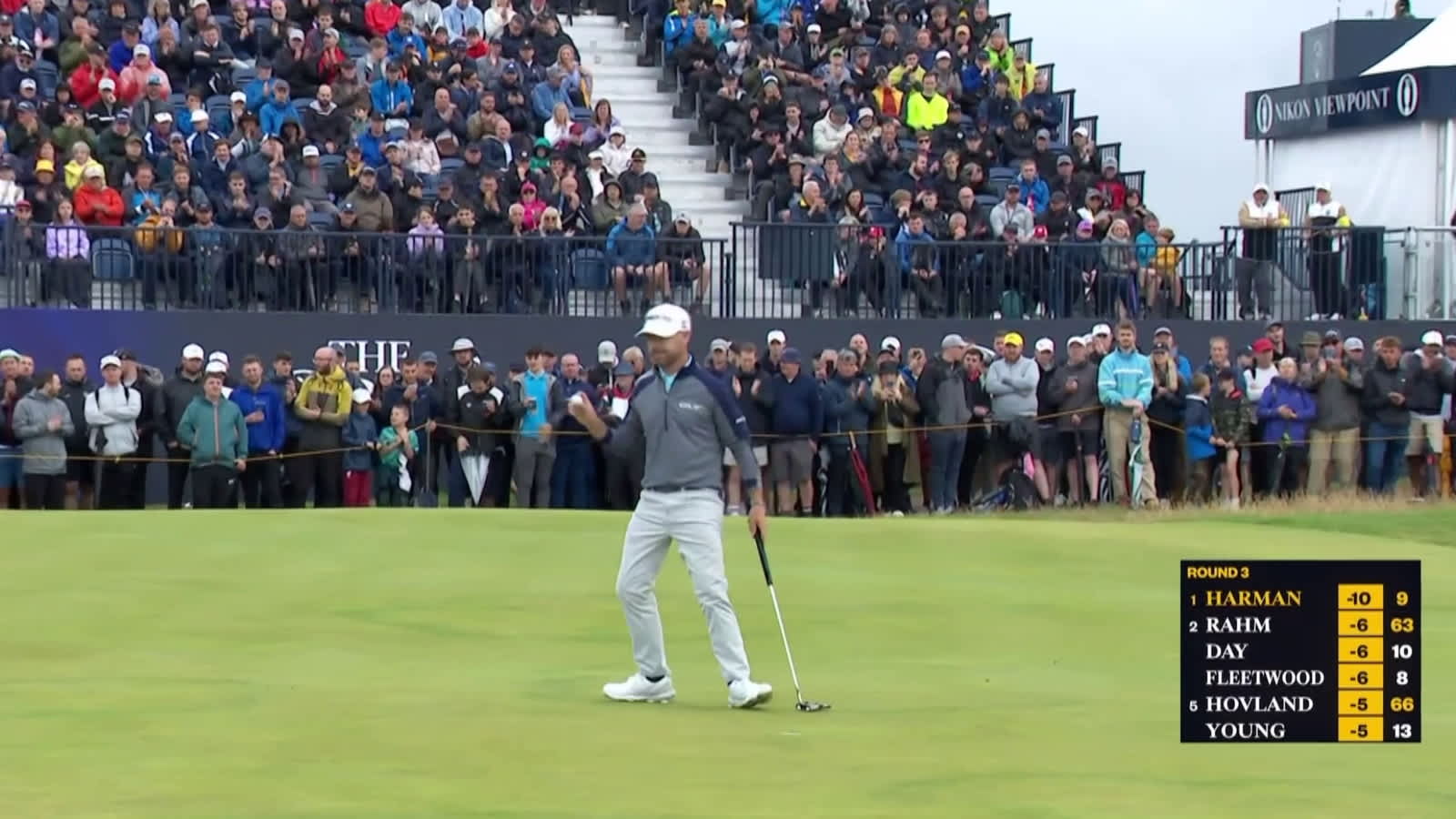Brian Harman racks up birdies at The Open