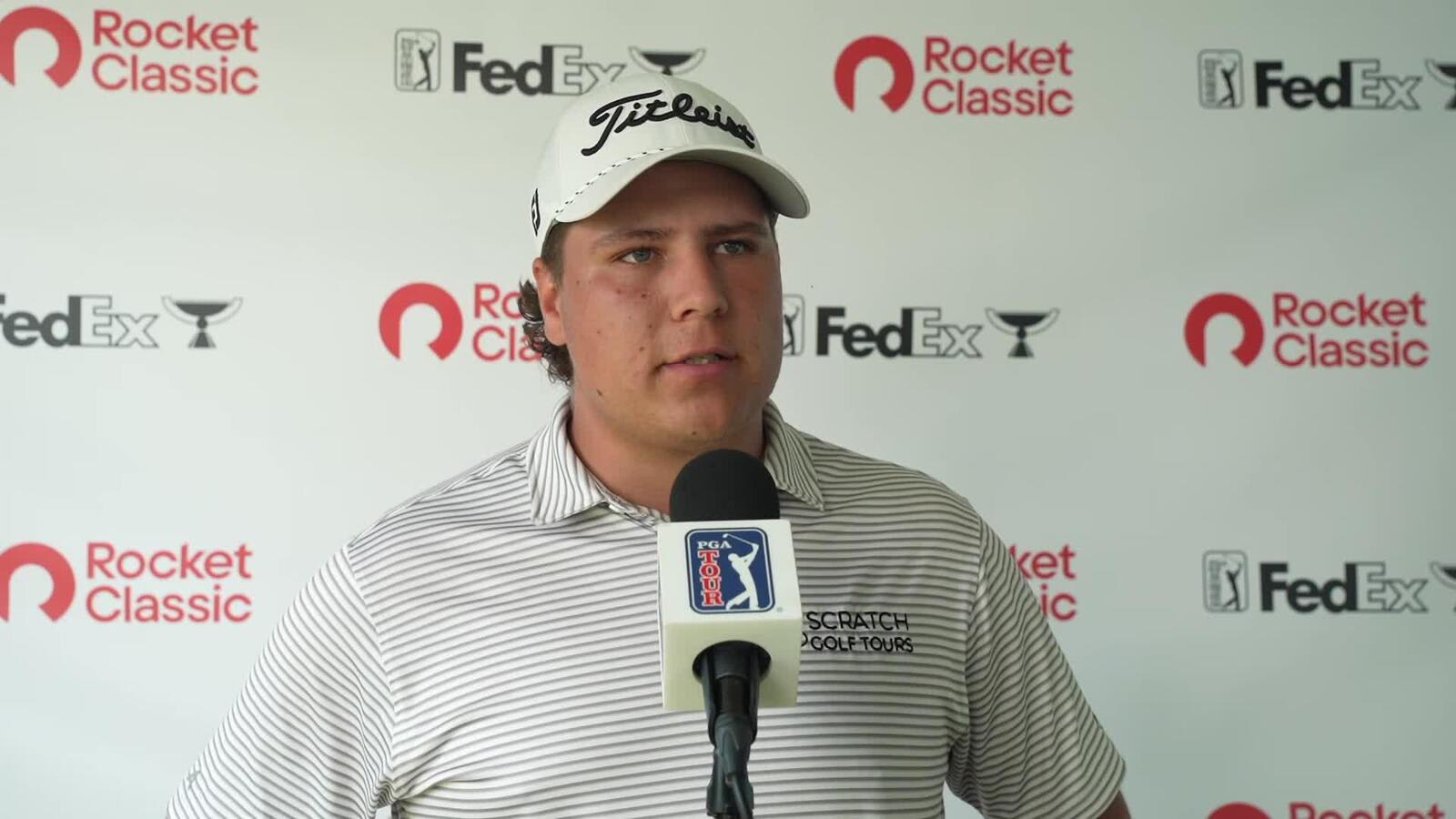 Aldrich Potgieter’s interview after Round 1 of Rocket Classic